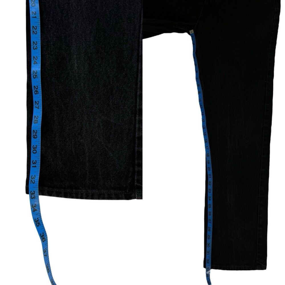 Vintage 90s Levi’s Jeans 505 Made In USA Black Men’s Tag Size 38 x 32 Retro - Picture 14 of 16